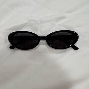 Black cat eye sunglasses